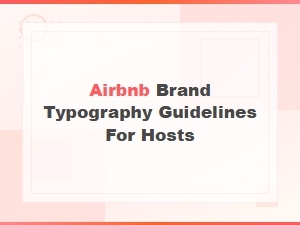 Airbnb Brand Typography Guidelines for Hosts